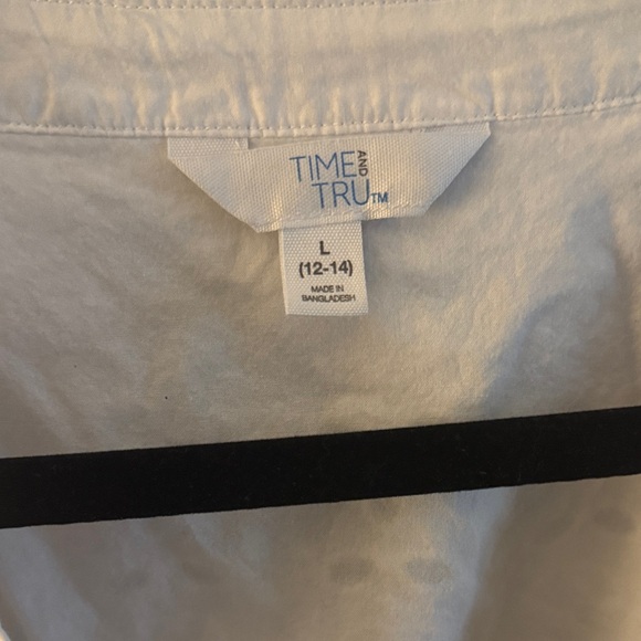 Time and Tru White Eyelet Midi Dress - Picture 2 of 5